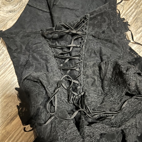 Punkrave gothic maxi skirt - Picture 5 of 6